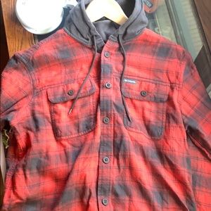 Columbia Flannel Hoodie